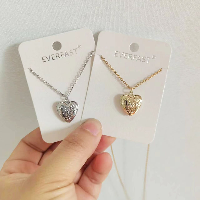 Heart Locket Necklace Photo - صغيرة القلب قلادة للرجال والنساء ،