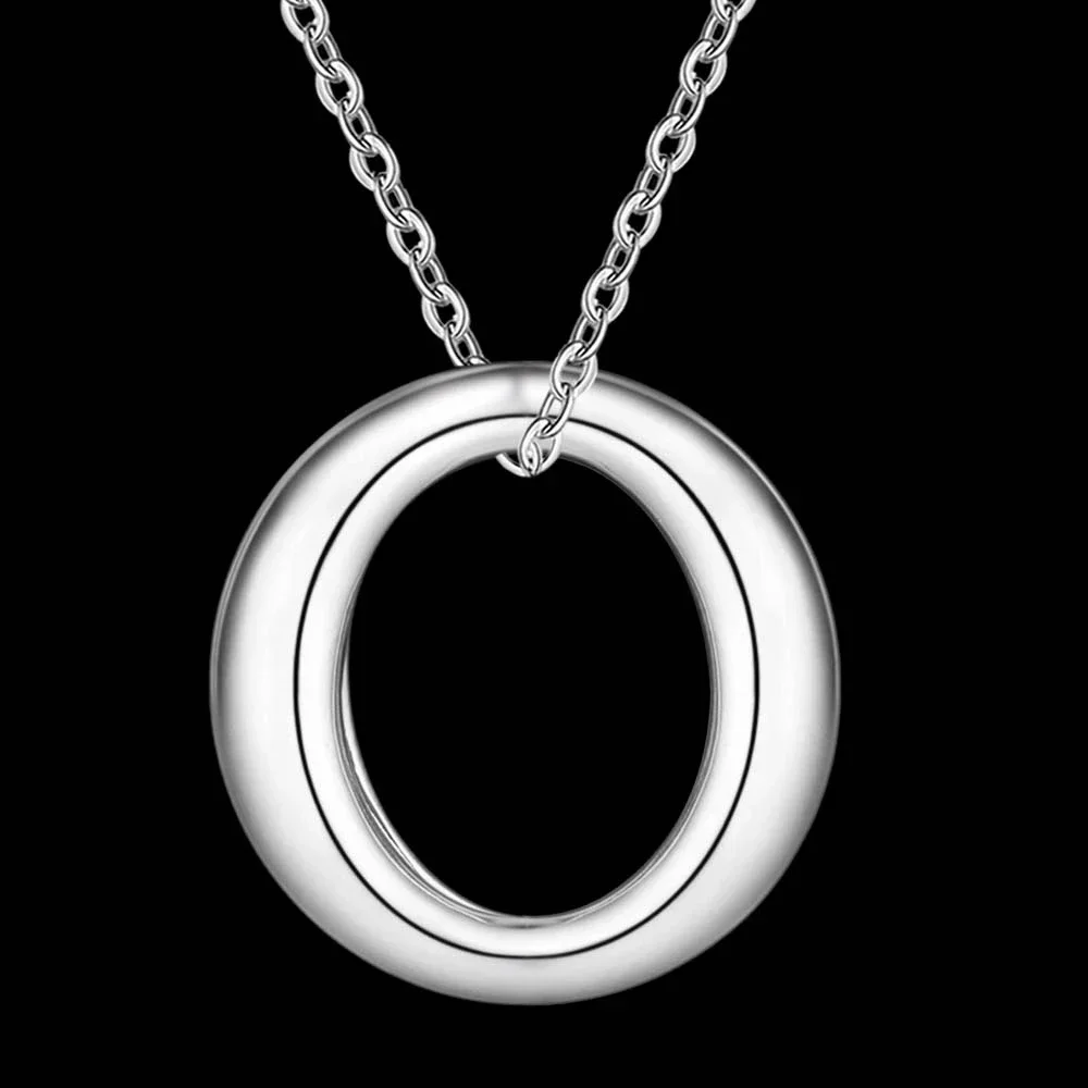 قلادة فضية عيار 925 بتصميم دائ - مراجعة 925 Sterling Silver Chain Necklace Men وسعره