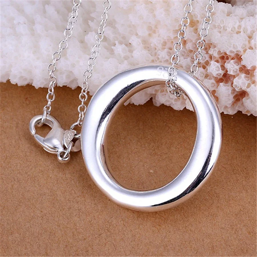 قلادة فضية عيار 925 بتصميم دائ - مراجعة 925 Sterling Silver Chain Necklace Men وسعره
