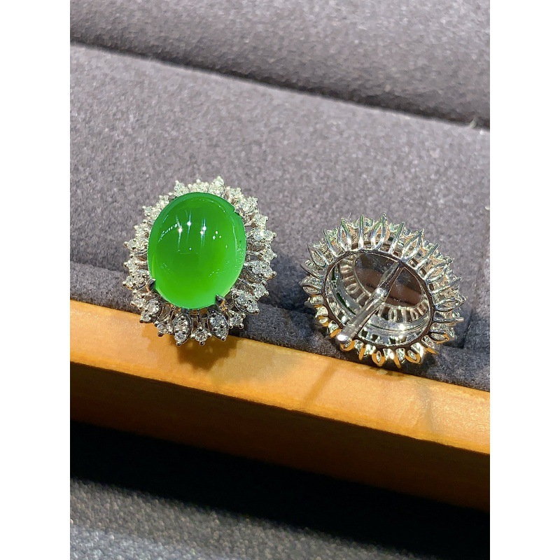 أقراط من اليشم الأخضر الإمبراط - مراجعة Earrings وسعره