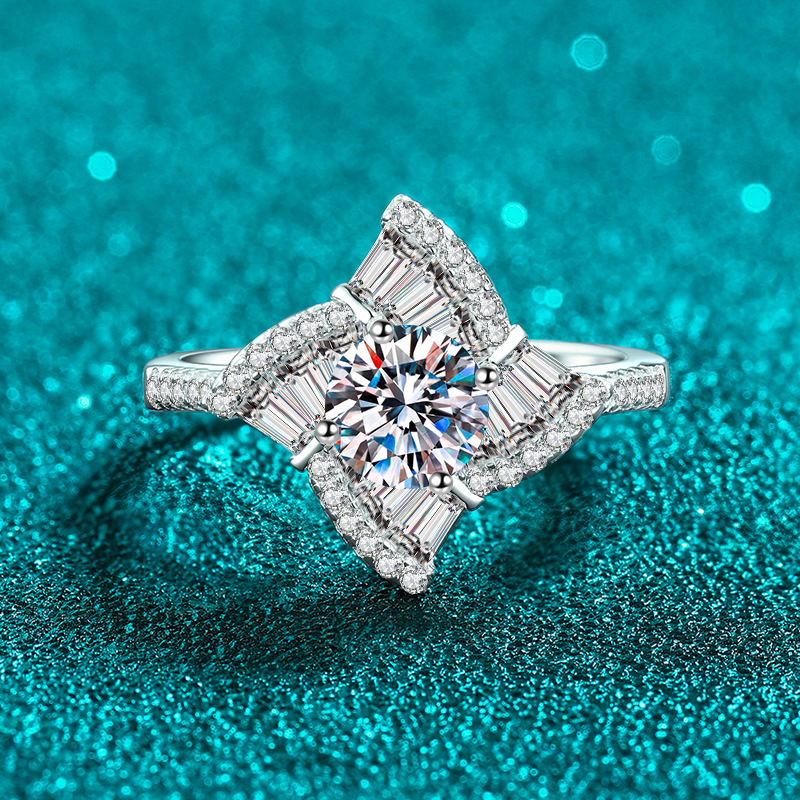 خواتم أبايسون من الموسانيت الل - مراجعة Moissanite Engagement Ring 1 Carat وسعره