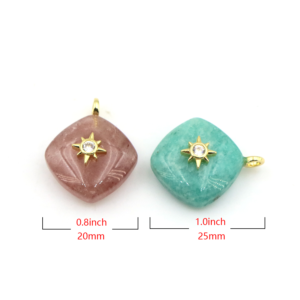 قلادة من الحجر الطبيعي الكريست - مراجعة Crystal Pendant Necklace Natural Stone وسعره
