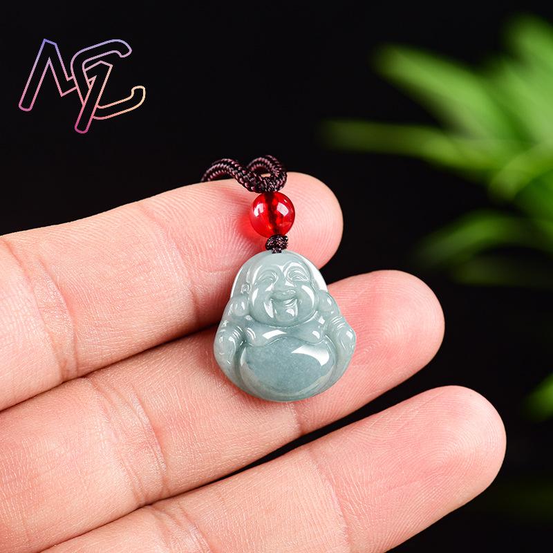 ميانمار الجاديت قوانيين بوذا ق - مراجعة Necklaces وسعره