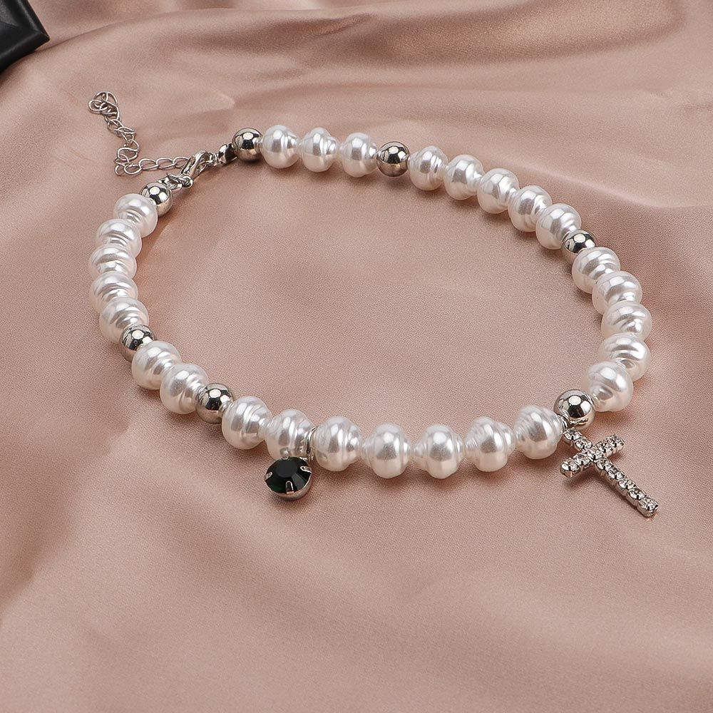 خمر قلادة قلادة للنساء ، الكري - مراجعة Pearl Choker Necklace Vintage وسعره
