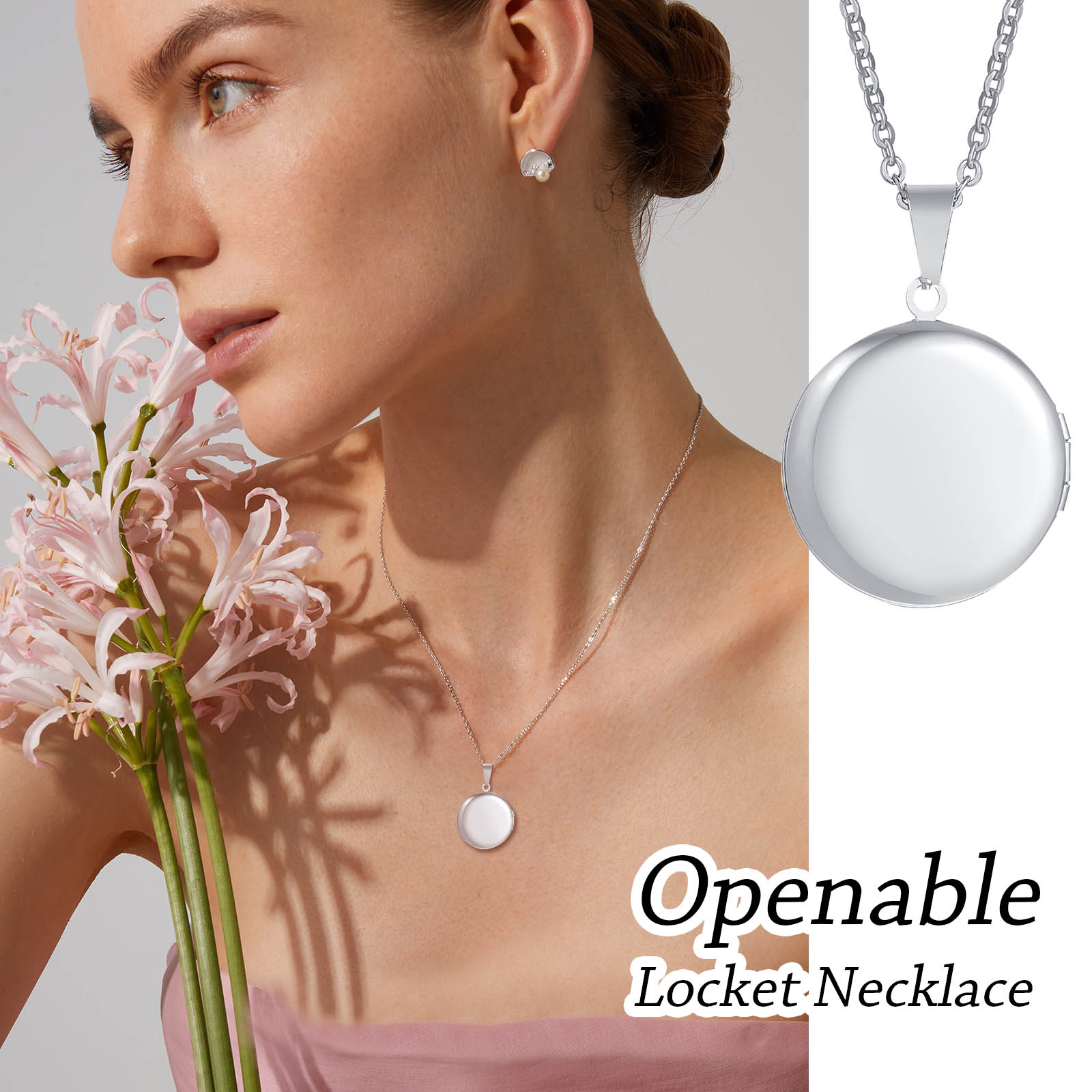 الحرة النقش الأحرف الأولى القل - مراجعة Heart Locket Necklace Photo وسعره