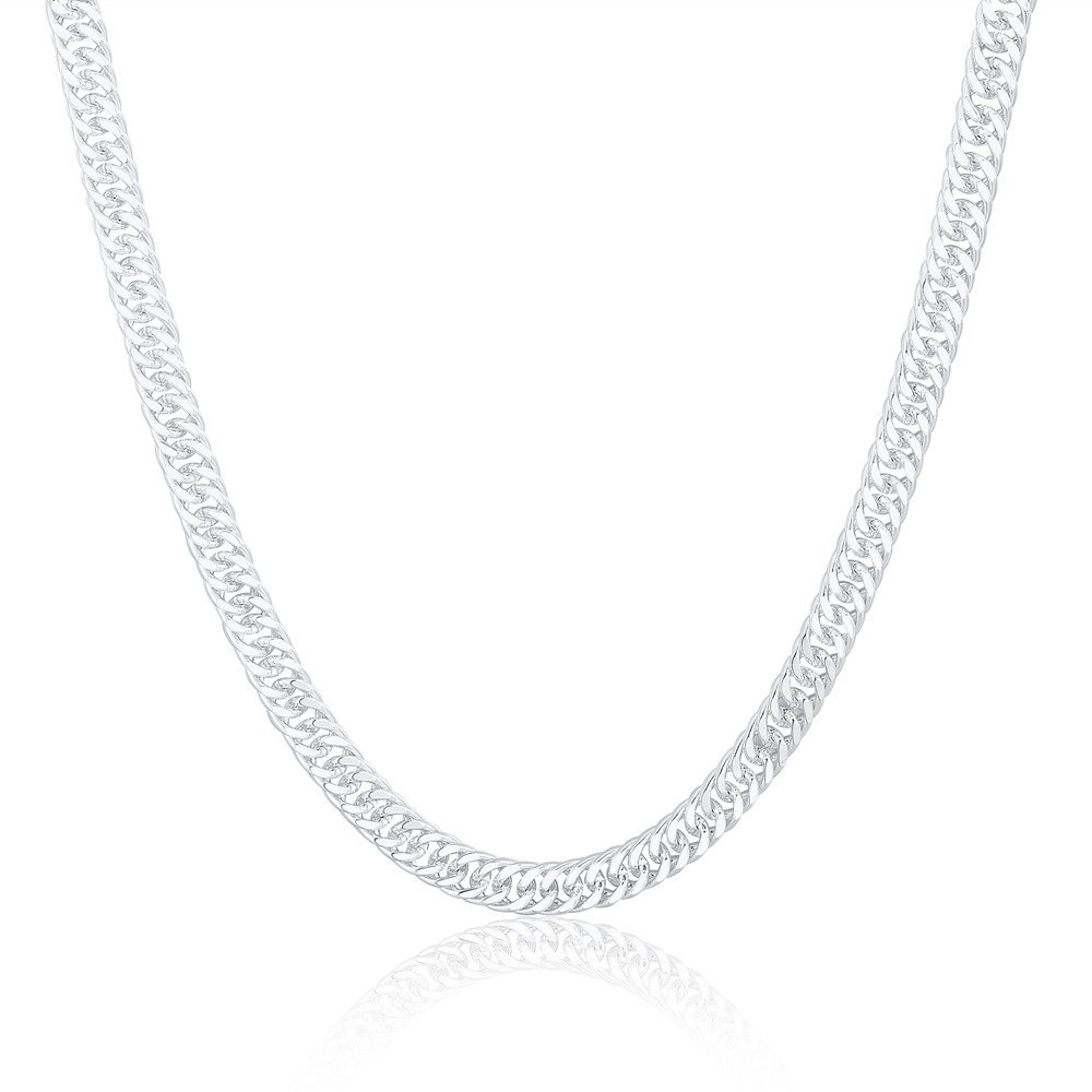 جديد 925 فضة 20/22/24 بوصة 6 م - مراجعة Cuban Link Chain 12Mm وسعره