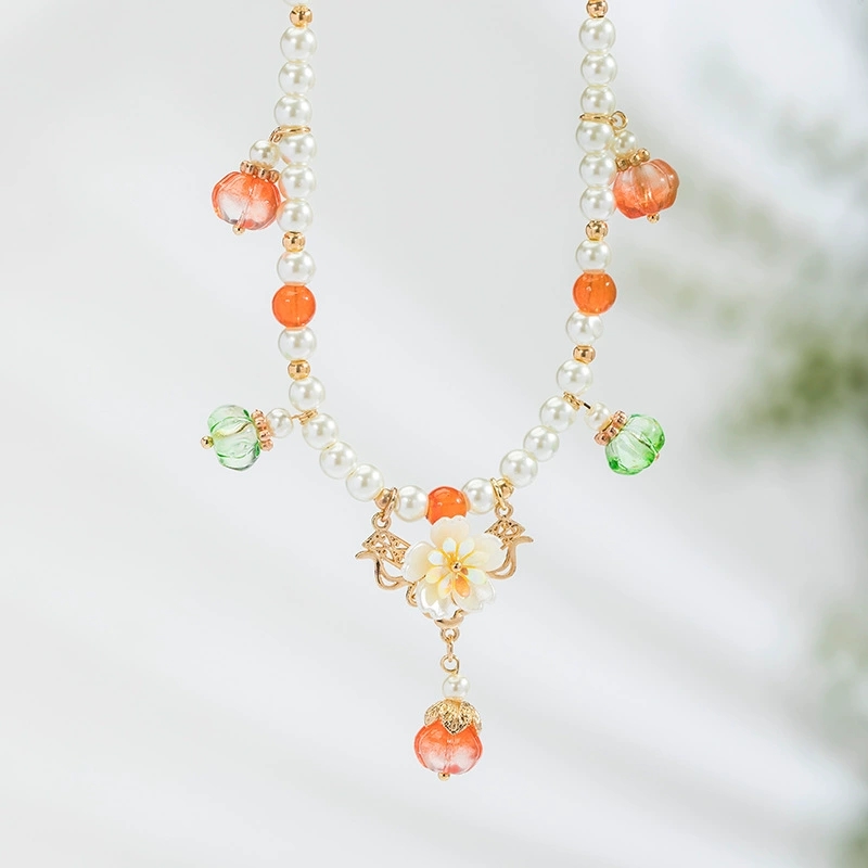 قلادات اللؤلؤ خمر مع قلادة الي - مراجعة Pearl Choker Necklace Vintage وسعره