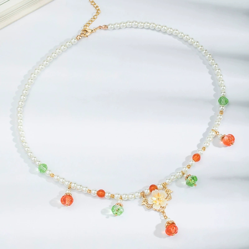 قلادات اللؤلؤ خمر مع قلادة الي - مراجعة Pearl Choker Necklace Vintage وسعره