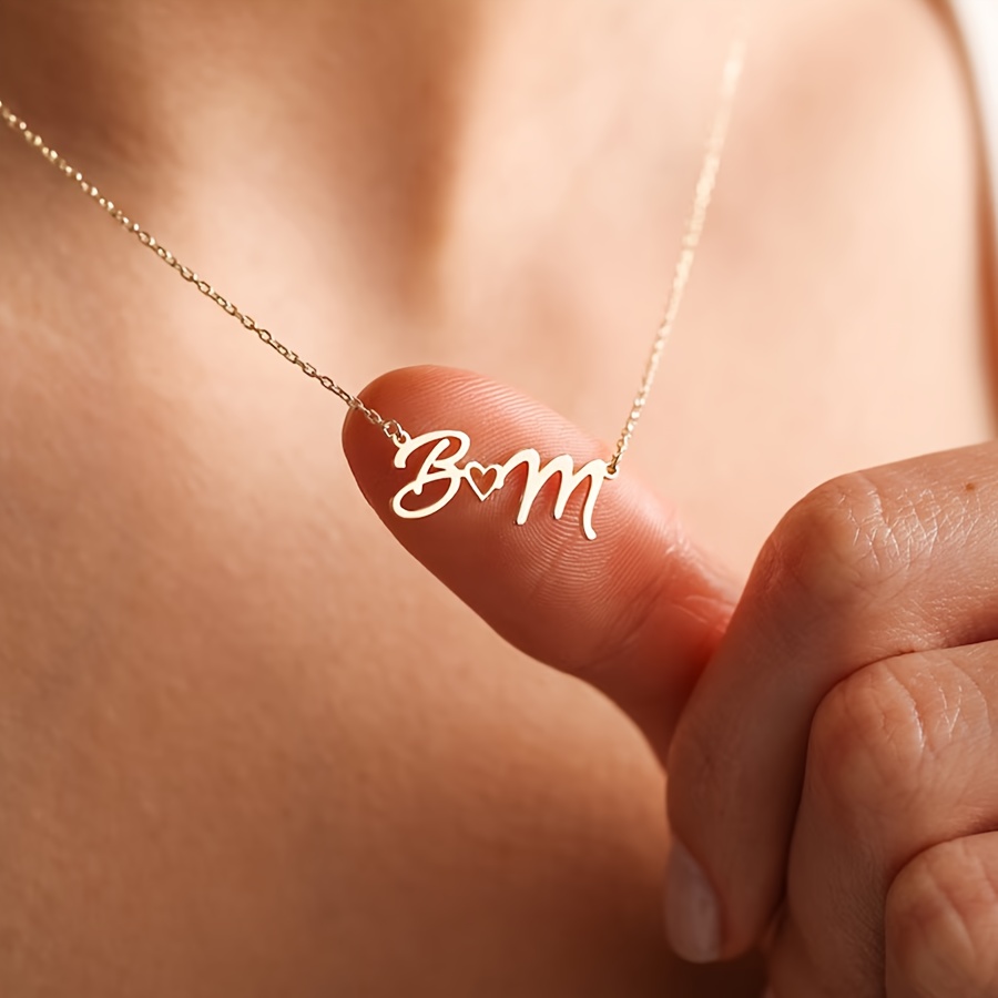 اسم مخصص القلائد للنساء مقاوم  - مراجعة Custom Name Necklace Stainless Steel وسعره