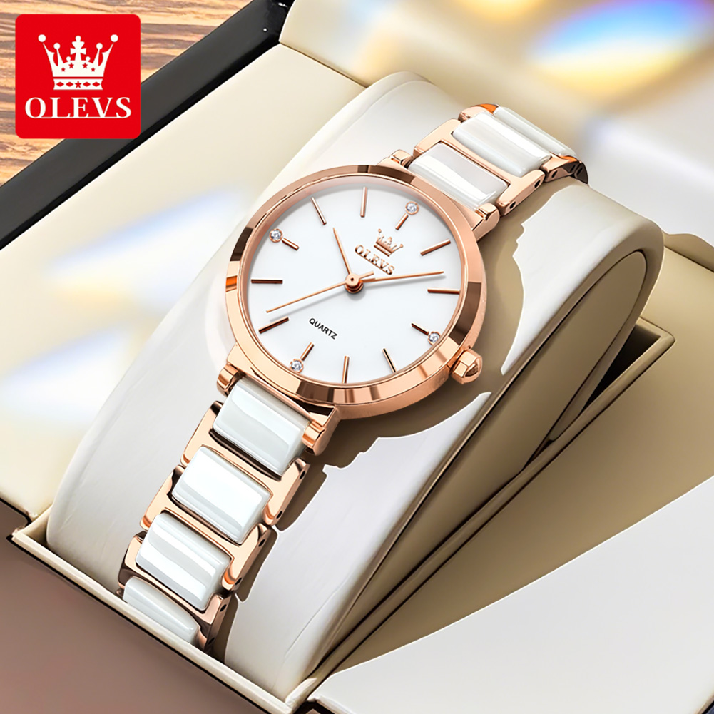 OLEVS ساعة نسائية 5877 ساعة كو - مراجعة Watch Accessories وسعره