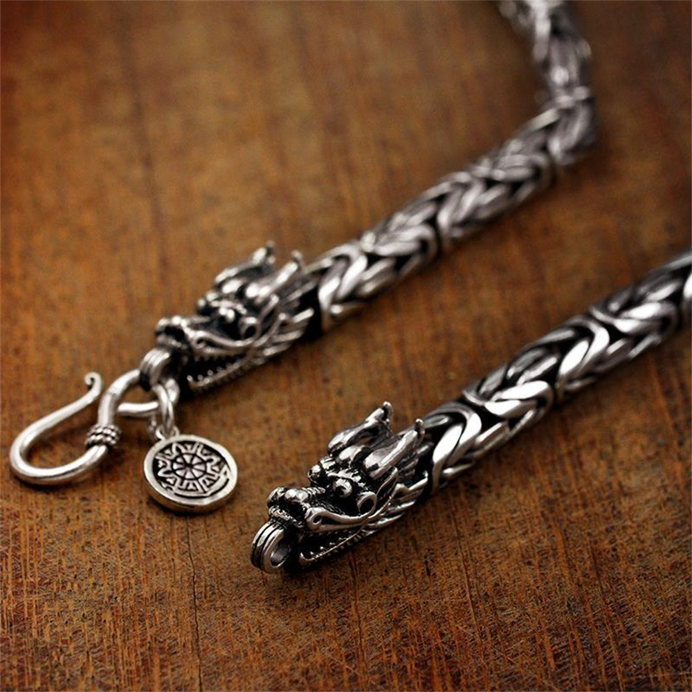 قلادة أويادي للرجال من الفضة ا - مراجعة 925 Sterling Silver Chain Necklace Men وسعره