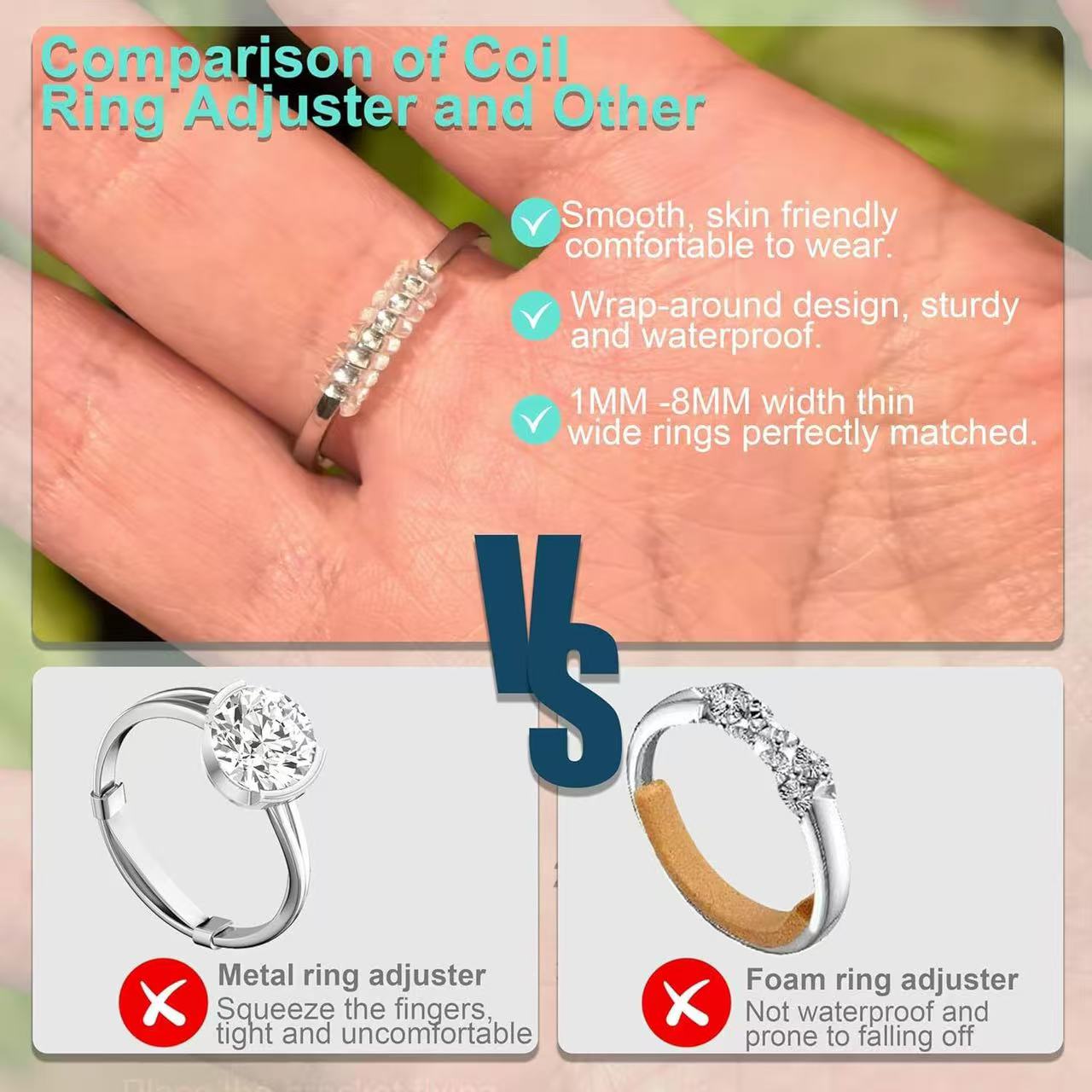 6 قطع/مجموعة أدوات تعديل حجم ا - مراجعة Rings وسعره