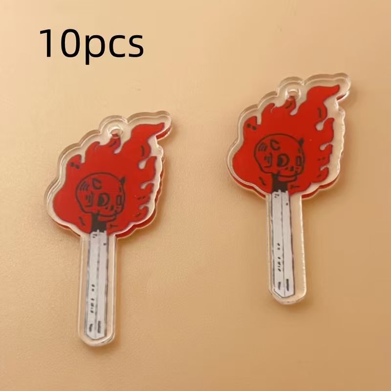 10 قطع من قلادات الجمجمة المصن - مراجعة Earrings وسعره