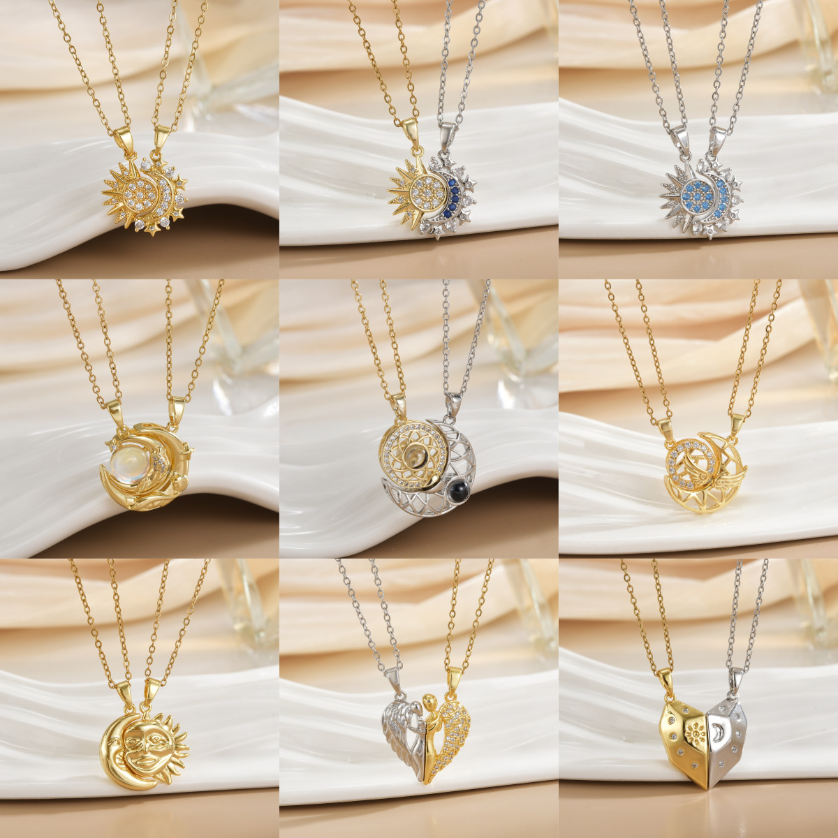 الأزواج القلائد المغناطيسية ال - مراجعة Magnetic Couple Matching Necklaces وسعره
