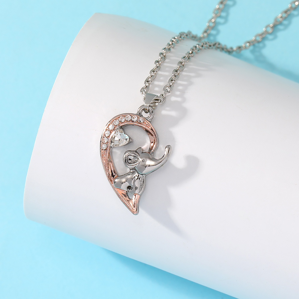 قطعتان من قلادة الحب المغناطيس - مراجعة Magnetic Couple Matching Necklaces وسعره