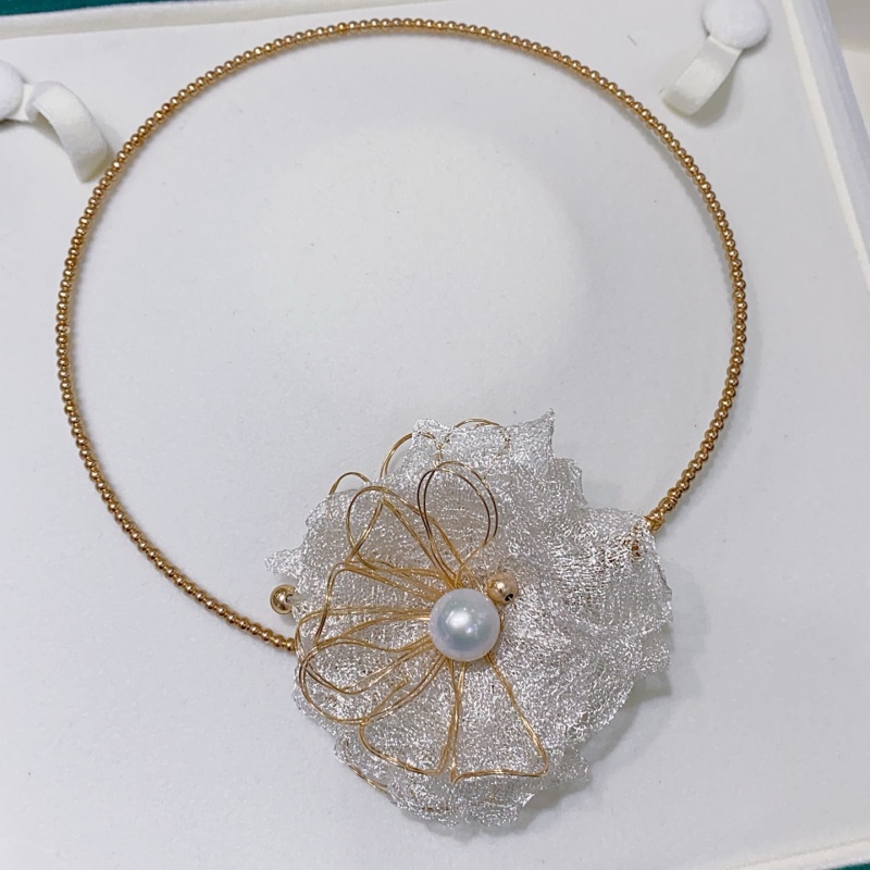 SGARIT أزياء المرأة خمر K الذه - مراجعة Pearl Choker Necklace Vintage وسعره