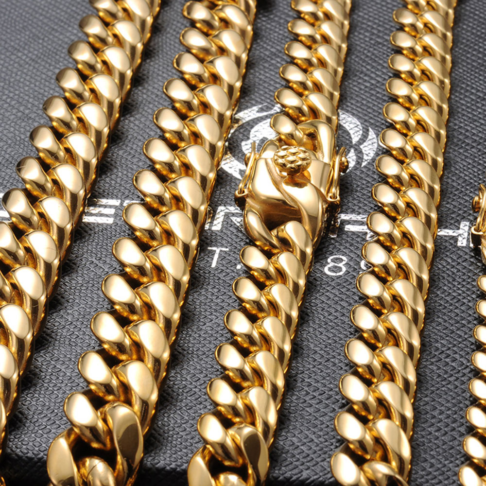 6 مللي متر/8 مللي متر/10 مللي  - مراجعة Cuban Link Chain 12Mm وسعره