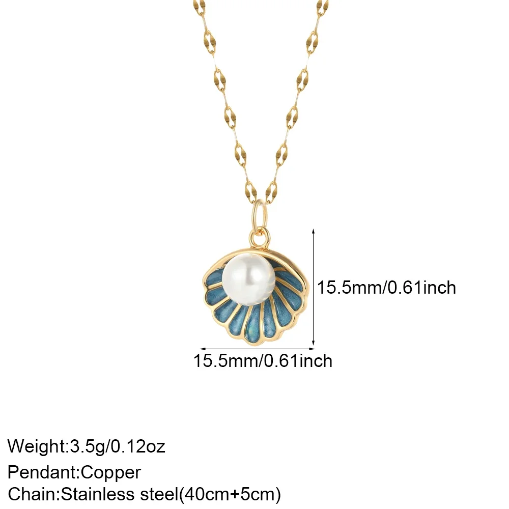 لطيف نجم البحر شل عقد دي اي وا - مراجعة Cross Pendant Necklace Gold وسعره