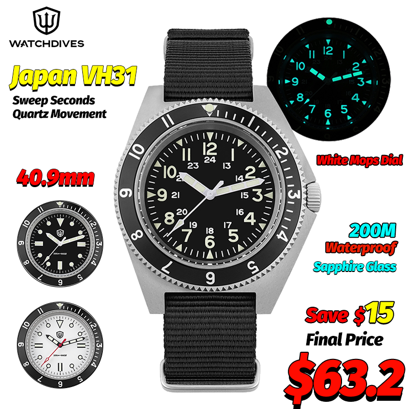 Watchdives WD1972 ساعة كوارتز  - مراجعة Watch Accessories وسعره