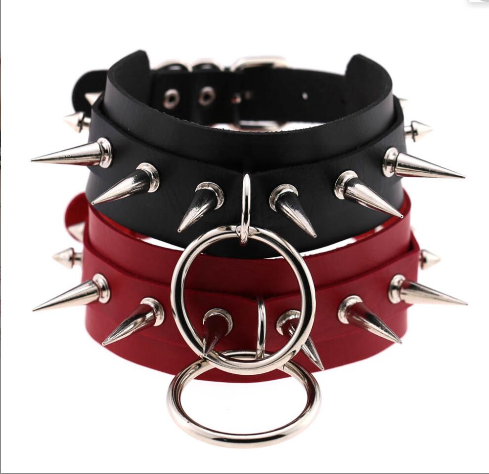 طويلة مدببة المختنق الشرير طوق - مراجعة Goth Punk Spike Choker وسعره