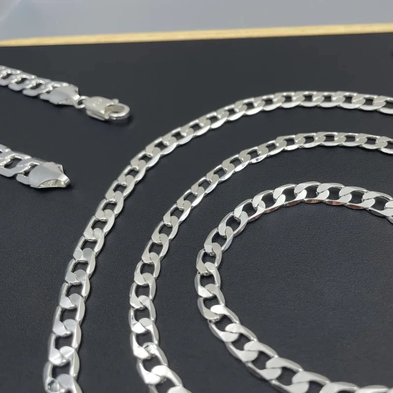 الرجال 925 الاسترليني قلادة فض - مراجعة Cuban Link Chain 12Mm وسعره