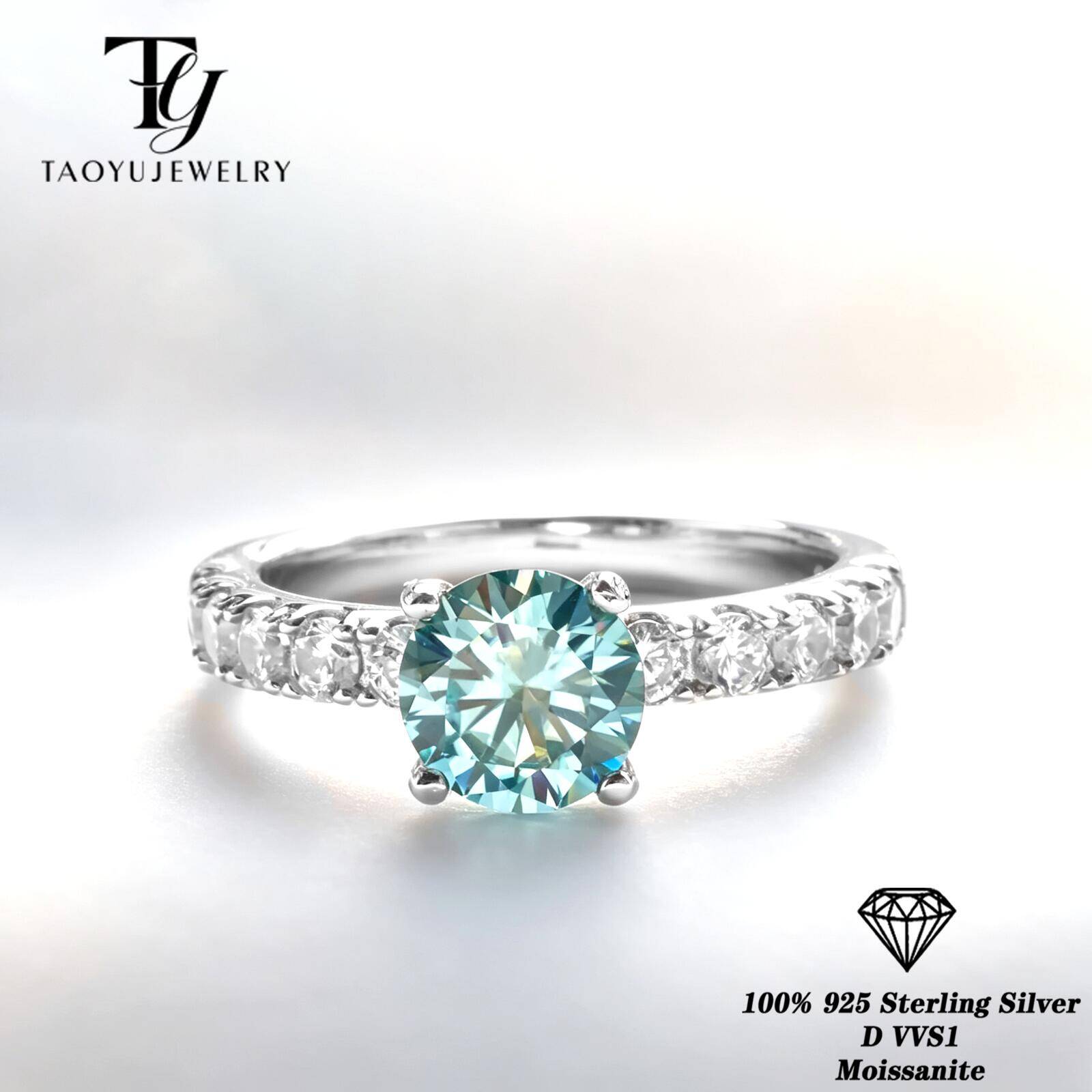 خاتم موسانيت كلاسيكي بوزن 1 قي - مراجعة Moissanite Engagement Ring 1 Carat وسعره