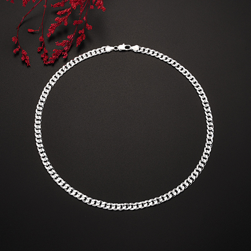 حار 925 فضة charm 7 مللي متر س - مراجعة Cuban Link Chain 12Mm وسعره