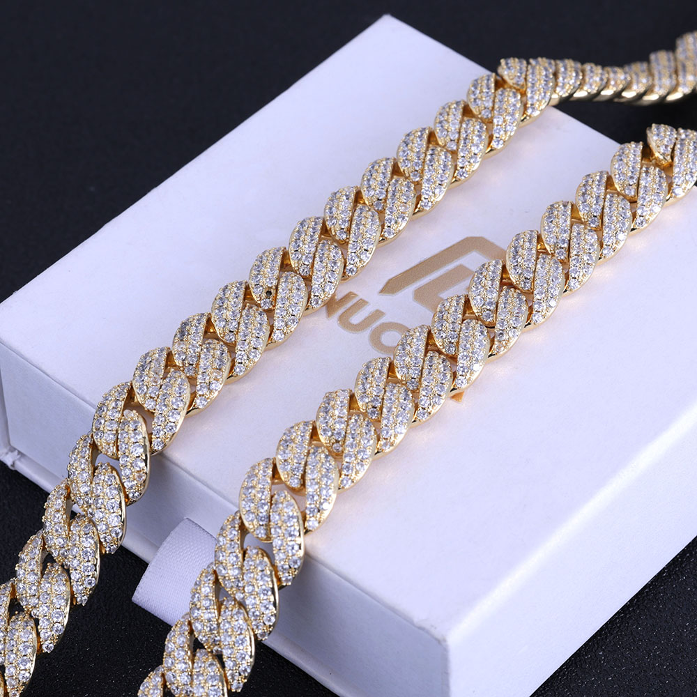 ESKEEM نمط جديد 13 مللي متر مث - مراجعة Cuban Link Chain 12Mm وسعره