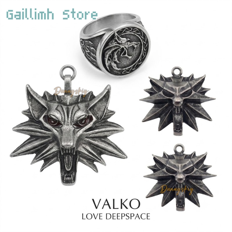 قلادة أسنان الذئب فالكو من لعب - مراجعة Anime Pendant Necklace وسعره