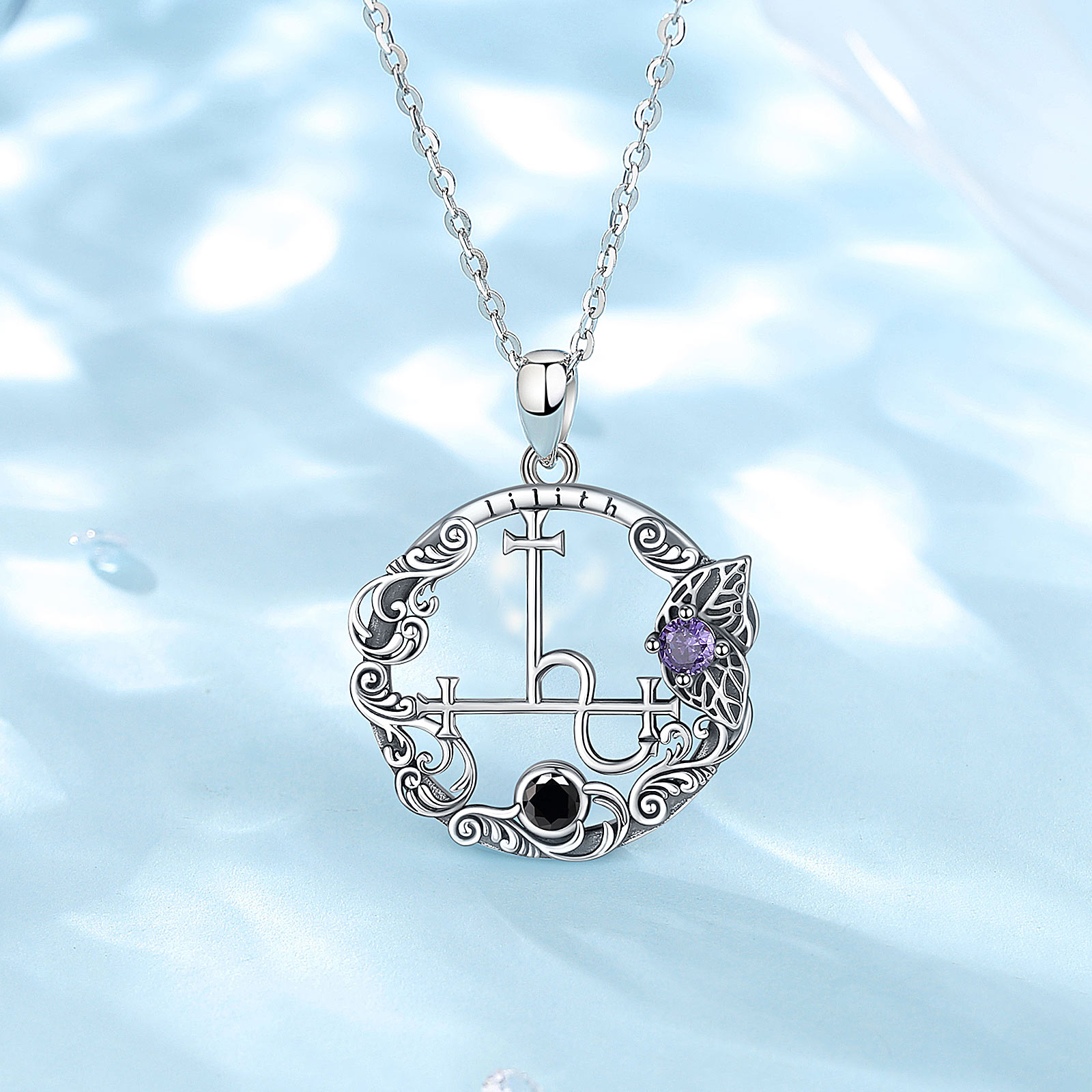 يودورا 925 فضة ليليث سيجيل قلا - مراجعة 925 Sterling Silver Chain Necklace Men وسعره