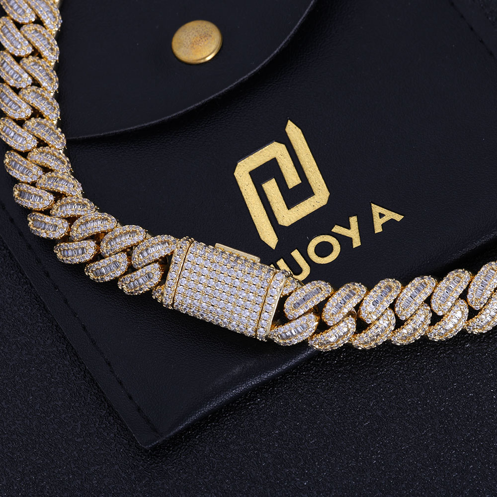 قلادة ربط NUOYA-Cuban للرجال ، - مراجعة Cuban Link Chain 12Mm وسعره